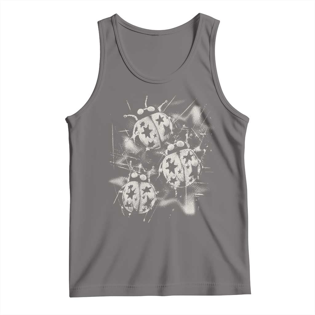 Ladybug Y2k Grunge 2000s Alt 90s Vintage Star Dots Teen Tank Top