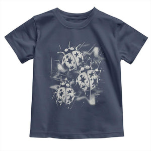 Ladybug Y2k Grunge 2000s Alt 90s Vintage Star Dots Teen Toddler T Shirt