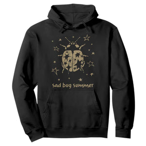 Sad Bug Summer Y2k Ladybug Grunge 2000s Vintage Hoodie Folk Music Bugs Lover