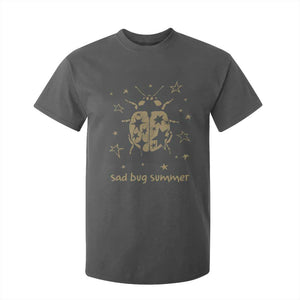 Sad Bug Summer Y2k Ladybug Grunge 2000s Vintage T Shirt For Kid Folk Music Bugs Lover