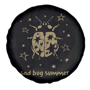 Sad Bug Summer Y2k Ladybug Grunge 2000s Vintage Spare Tire Cover Folk Music Bugs Lover