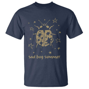 Sad Bug Summer Y2k Ladybug Grunge 2000s Vintage T Shirt Folk Music Bugs Lover
