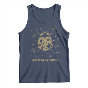Sad Bug Summer Y2k Ladybug Grunge 2000s Vintage Tank Top Folk Music Bugs Lover