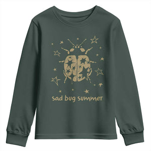 Sad Bug Summer Y2k Ladybug Grunge 2000s Vintage Youth Sweatshirt Folk Music Bugs Lover