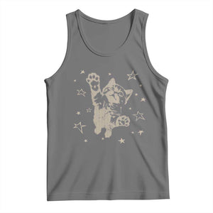 90s Y2k Cat Jumping Stars 2000s Grunge Vintage Graphic Tank Top