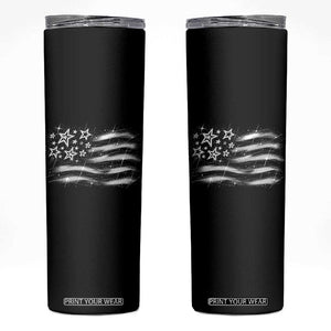 Y2k American Flag 90s 2000s Grunge Vintage Graphic Skinny Tumbler