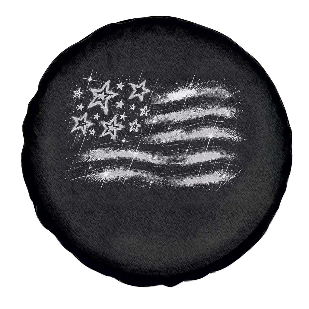 Y2k American Flag 90s 2000s Grunge Vintage Graphic Spare Tire Cover