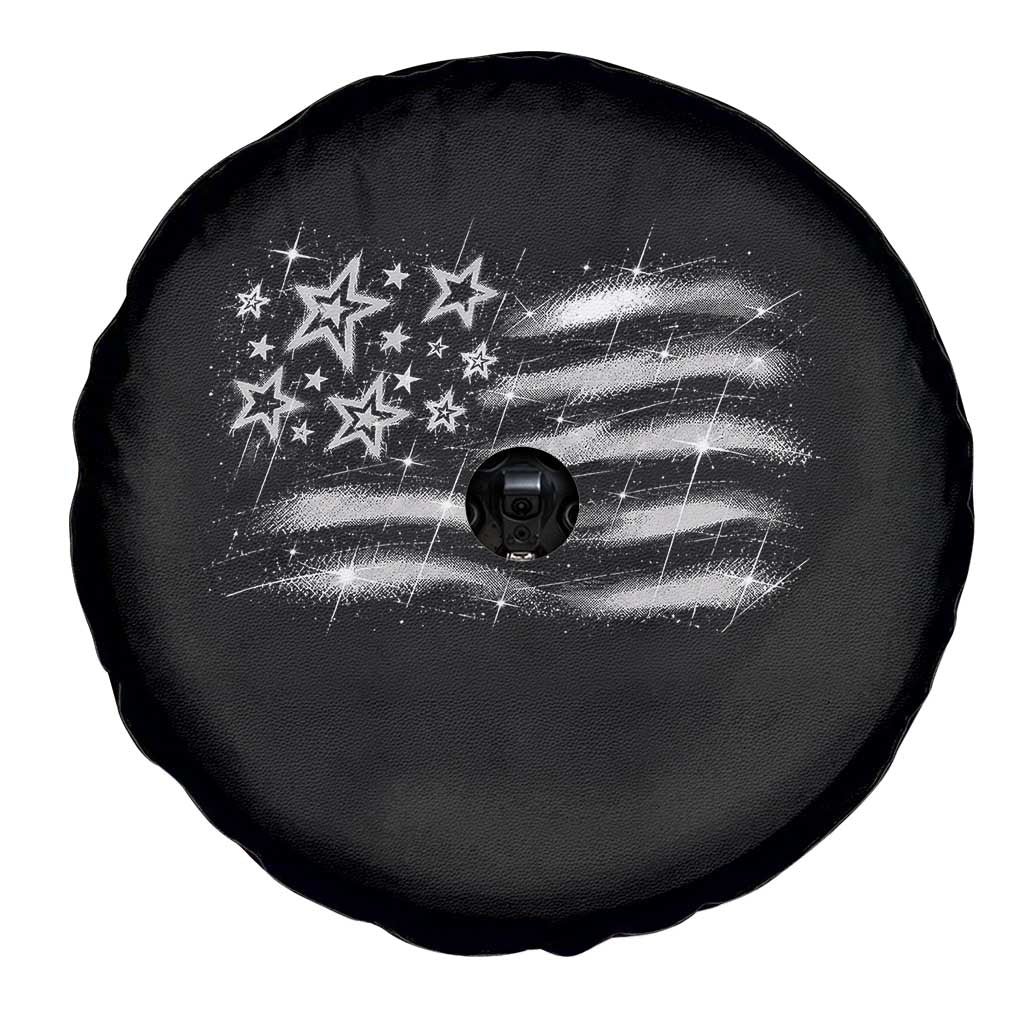 Y2k American Flag 90s 2000s Grunge Vintage Graphic Spare Tire Cover