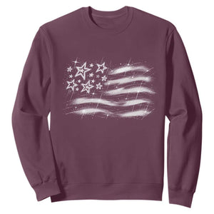Y2k American Flag 90s 2000s Grunge Vintage Graphic Sweatshirt