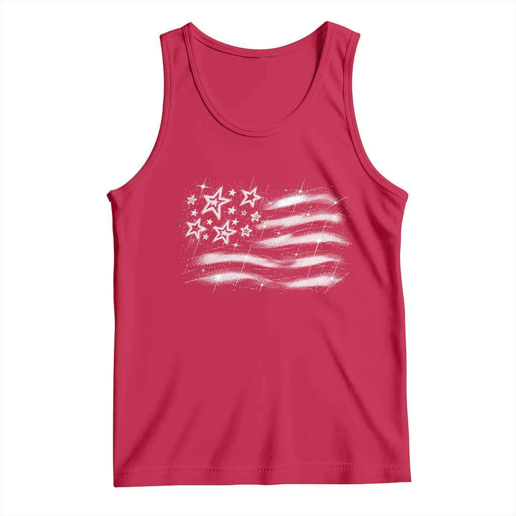 Y2k American Flag 90s 2000s Grunge Vintage Graphic Tank Top