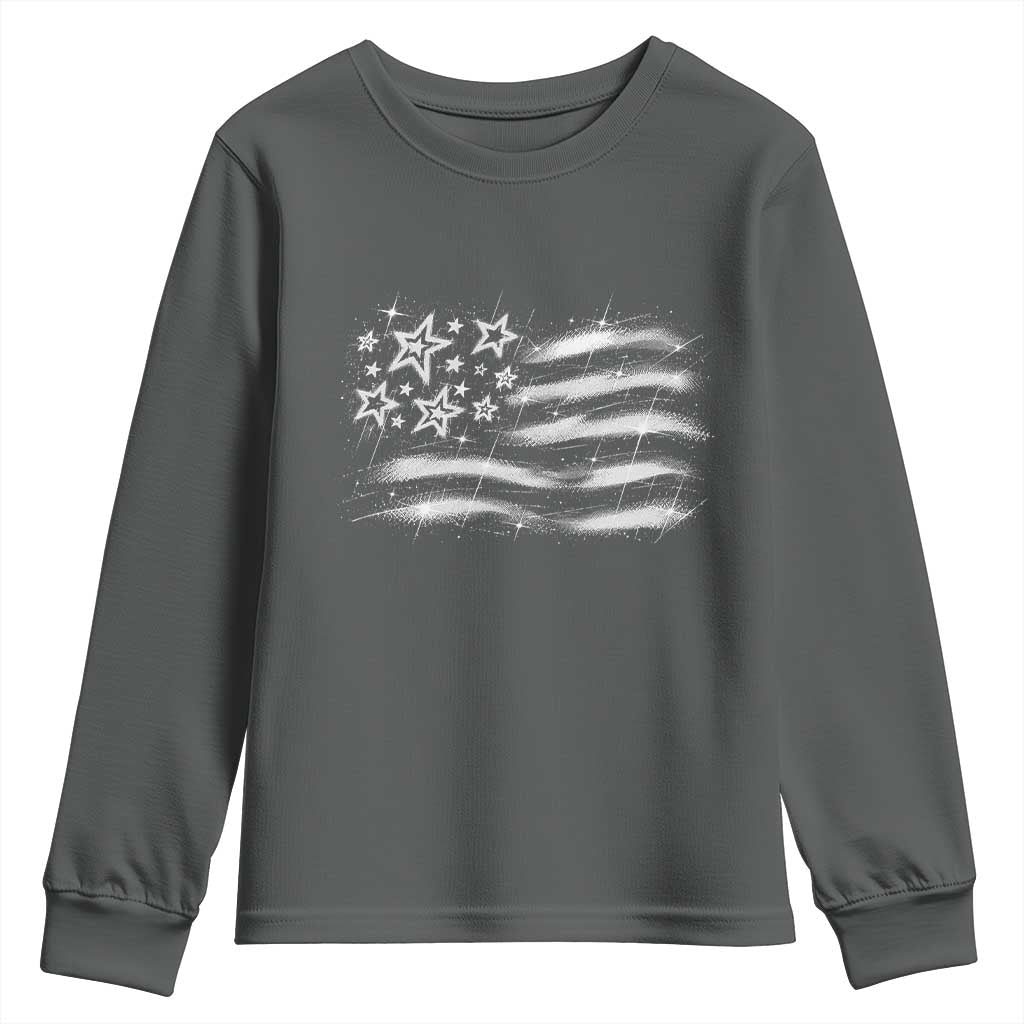 Y2k American Flag 90s 2000s Grunge Vintage Graphic Youth Sweatshirt