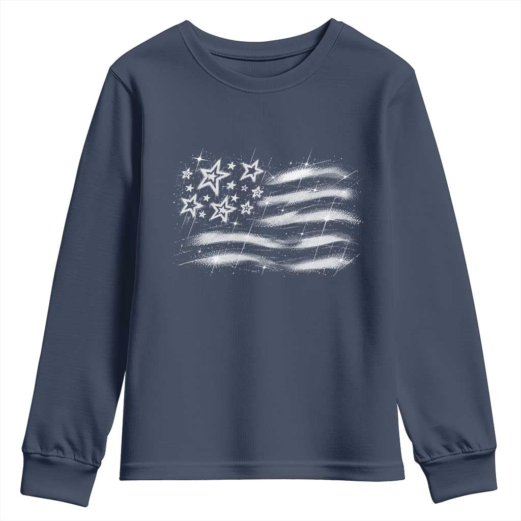 Y2k American Flag 90s 2000s Grunge Vintage Graphic Youth Sweatshirt