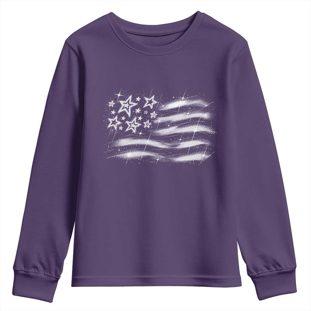 Y2k American Flag 90s 2000s Grunge Vintage Graphic Youth Sweatshirt