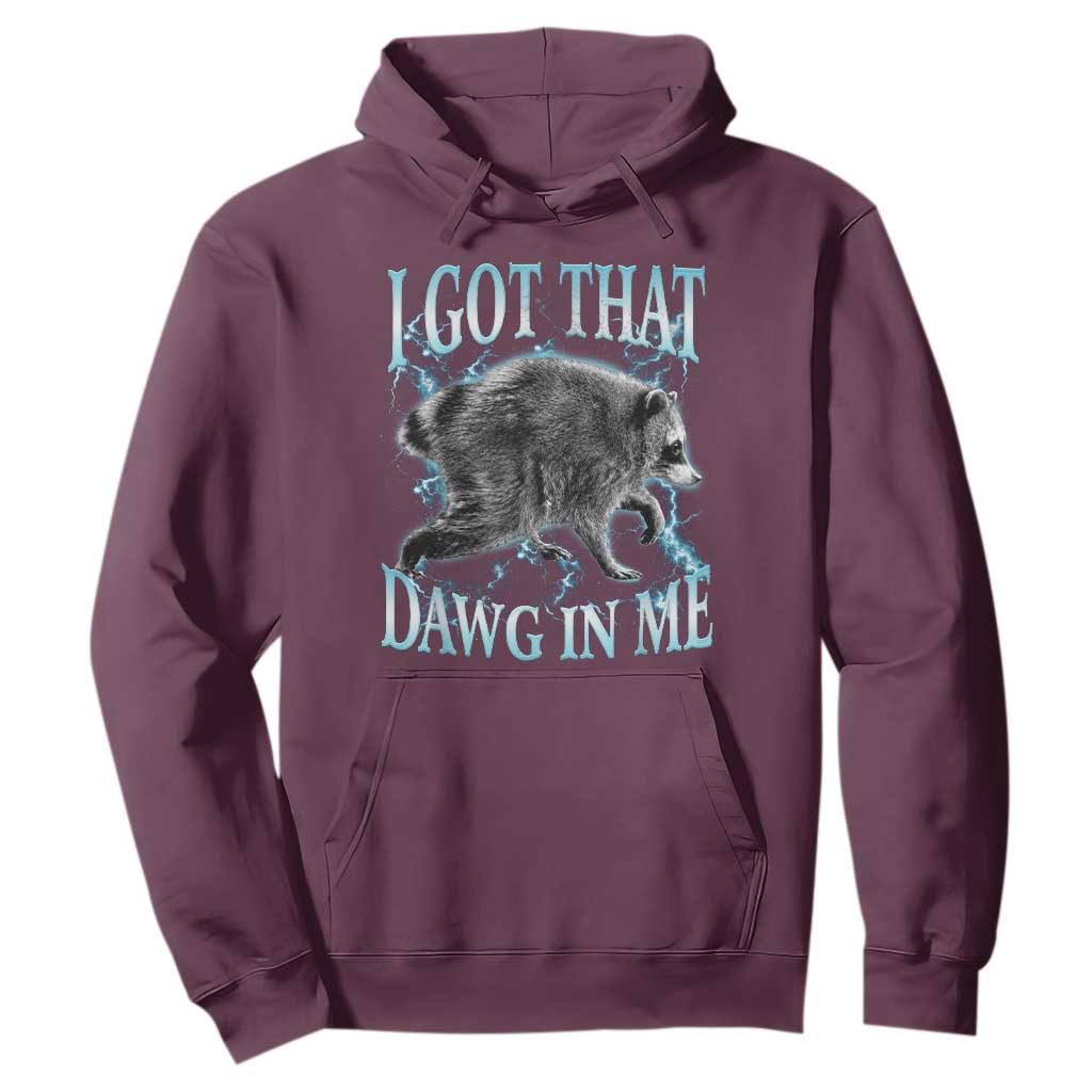 Funny Jimothy The Raccoon Hoodie I Got That Dawg In Me Bootleg Art