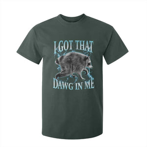 Funny Jimothy The Raccoon T Shirt For Kid I Got That Dawg In Me Bootleg Art