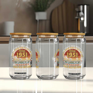 75th Birthday Vintage 1951 Glass Can I Dont Know How To Act My Age Ive Never Been This Old Before
