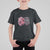Breast Cancer Awareness T Shirt For Kid Breast Cancer Is A Journey I Never Planned Or Asked For But I Choose To Love Life Floral Lion TS11 Black Print Your Wear