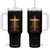 Trump Supporter Tumbler With Handle Christian White Straight Unwoke Unvaxxed How Else Can I Piss You Off Today TS11 One Size: 40 oz Black Print Your Wear
