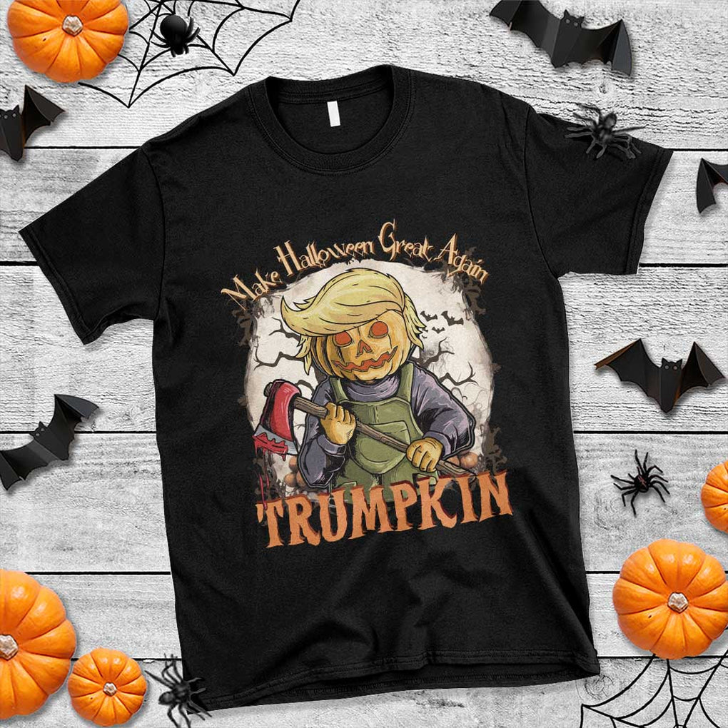 Funny Trump T Shirt Make Halloween Great Again Trumpkin TS11 Black Print Your Wear