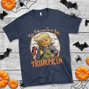 Funny Trump T Shirt Make Halloween Great Again Trumpkin TS11 Navy Print Your Wear