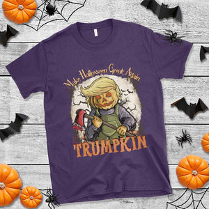 Funny Trump T Shirt Make Halloween Great Again Trumpkin TS11 Purple Print Your Wear