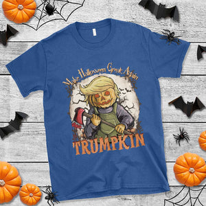 Funny Trump T Shirt Make Halloween Great Again Trumpkin TS11 Royal Blue Print Your Wear