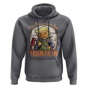 Funny Trump Hoodie Make Halloween Great Again Trumpkin TS11 Charcoal Print Your Wear
