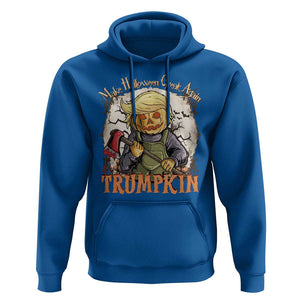 Funny Trump Hoodie Make Halloween Great Again Trumpkin TS11 Royal Blue Print Your Wear