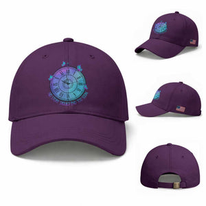 Suicide Prevention Awareness Baseball Cap No Story Should End Too Soon Butterfly Clock