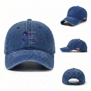 Suicide Prevention Awareness Washed Cotton Baseball Cap The Darkest Storms Are Still Followed By Sunshine Keepgoing Semicolon