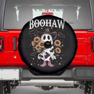 Funny Boohaw Halloween Western Cowboy Ghost Spare Tire Cover TS11 Black Print Your Wear