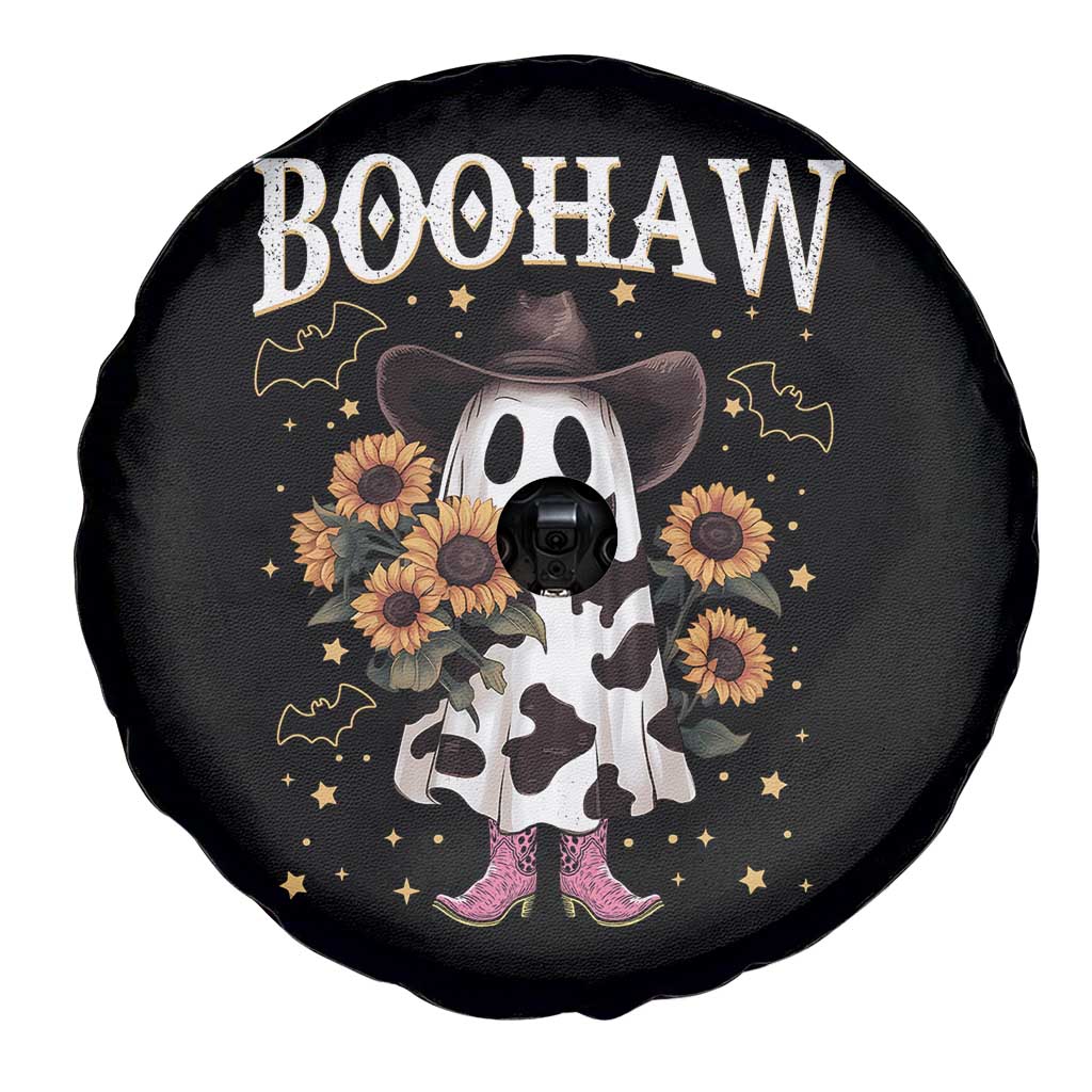Funny Boohaw Halloween Western Cowboy Ghost Spare Tire Cover TS11 Print Your Wear