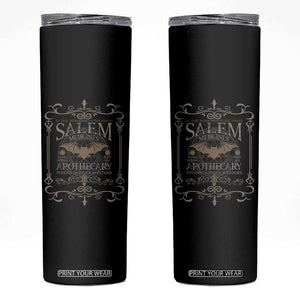 Halloween Salem Witch Skinny Tumbler Salem Medicines Apothecary Potions Tonics Elixirs TS11 Black Print Your Wear