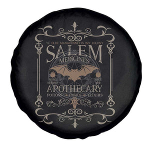Halloween Salem Witch Spare Tire Cover Salem Medicines Apothecary Potions Tonics Elixirs TS11 Print Your Wear