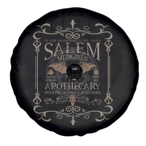 Halloween Salem Witch Spare Tire Cover Salem Medicines Apothecary Potions Tonics Elixirs TS11 Print Your Wear
