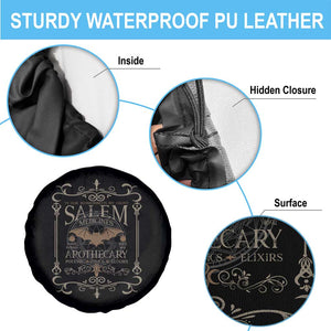 Halloween Salem Witch Spare Tire Cover Salem Medicines Apothecary Potions Tonics Elixirs TS11 Print Your Wear