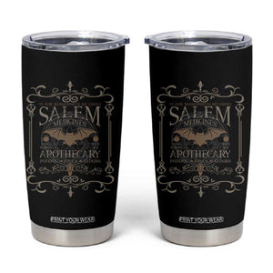 Halloween Salem Witch Tumbler Cup Salem Medicines Apothecary Potions Tonics Elixirs TS11 Black Print Your Wear