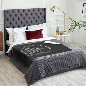 Ouija Board Spirit Board Occult Gothic Skeleton Halloween Pagan Throw Blanket TS11 Print Your Wear