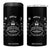 Ouija Board Spirit Board Occult Gothic Skeleton Halloween Pagan 4 in 1 Can Cooler Tumbler TS11 One Size: 16 oz Black Print Your Wear