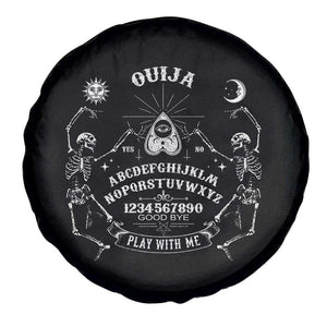 Ouija Board Spirit Board Occult Gothic Skeleton Halloween Pagan Spare Tire Cover TS11 Print Your Wear