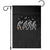 Funny Halloween Bigfoot Garden Flag Skeleton Sasquatch Jack O Lantern TS11 Black Print Your Wear