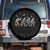 Funny Halloween Bigfoot Spare Tire Cover Skeleton Sasquatch Jack O Lantern TS11 No hole Black Print Your Wear