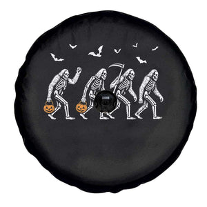 Funny Halloween Bigfoot Spare Tire Cover Skeleton Sasquatch Jack O Lantern TS11 Print Your Wear