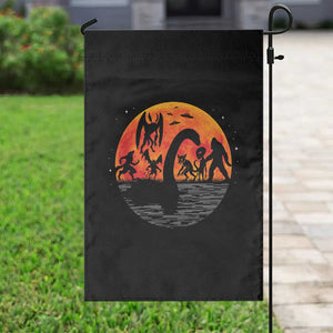 Funny Halloween Cryptid Folklore Bigfoot Alien Mothman Garden Flag TS11 Print Your Wear
