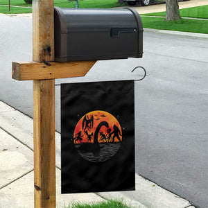 Funny Halloween Cryptid Folklore Bigfoot Alien Mothman Garden Flag TS11 Print Your Wear