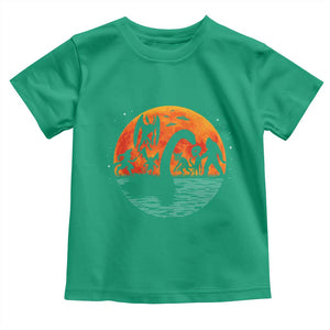 Funny Halloween Cryptid Folklore Bigfoot Alien Mothman Toddler T Shirt TS11 Irish Green Print Your Wear