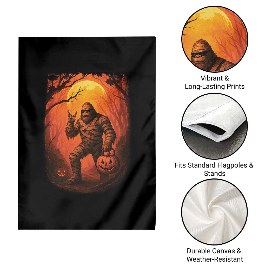 Funny Halloween Bigfoot Scary Spooky Cryptid Sasquatch Garden Flag TS11 Print Your Wear