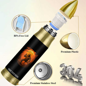 Funny Halloween Bigfoot Scary Spooky Cryptid Sasquatch Bullet Tumbler TS11 Print Your Wear