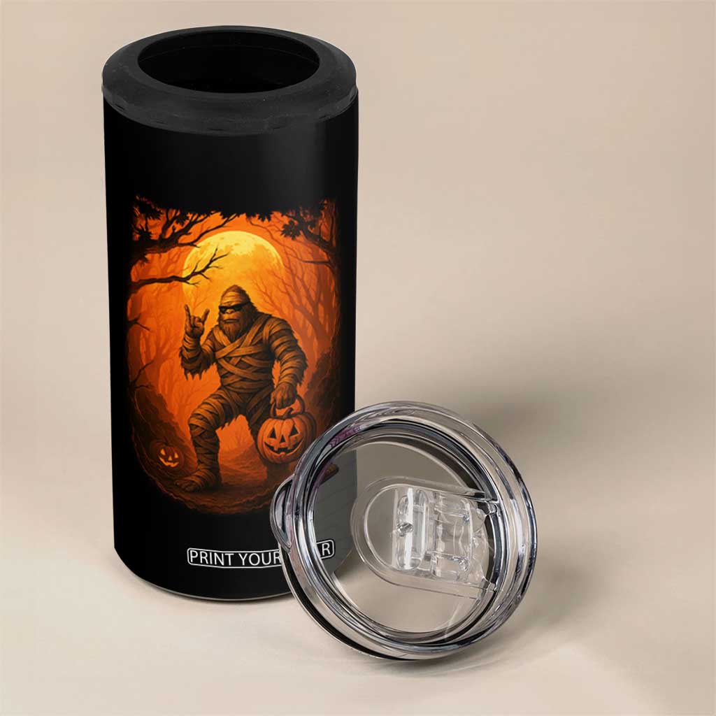 Funny Halloween Bigfoot Scary Spooky Cryptid Sasquatch 4 in 1 Can Cooler Tumbler TS11 Print Your Wear