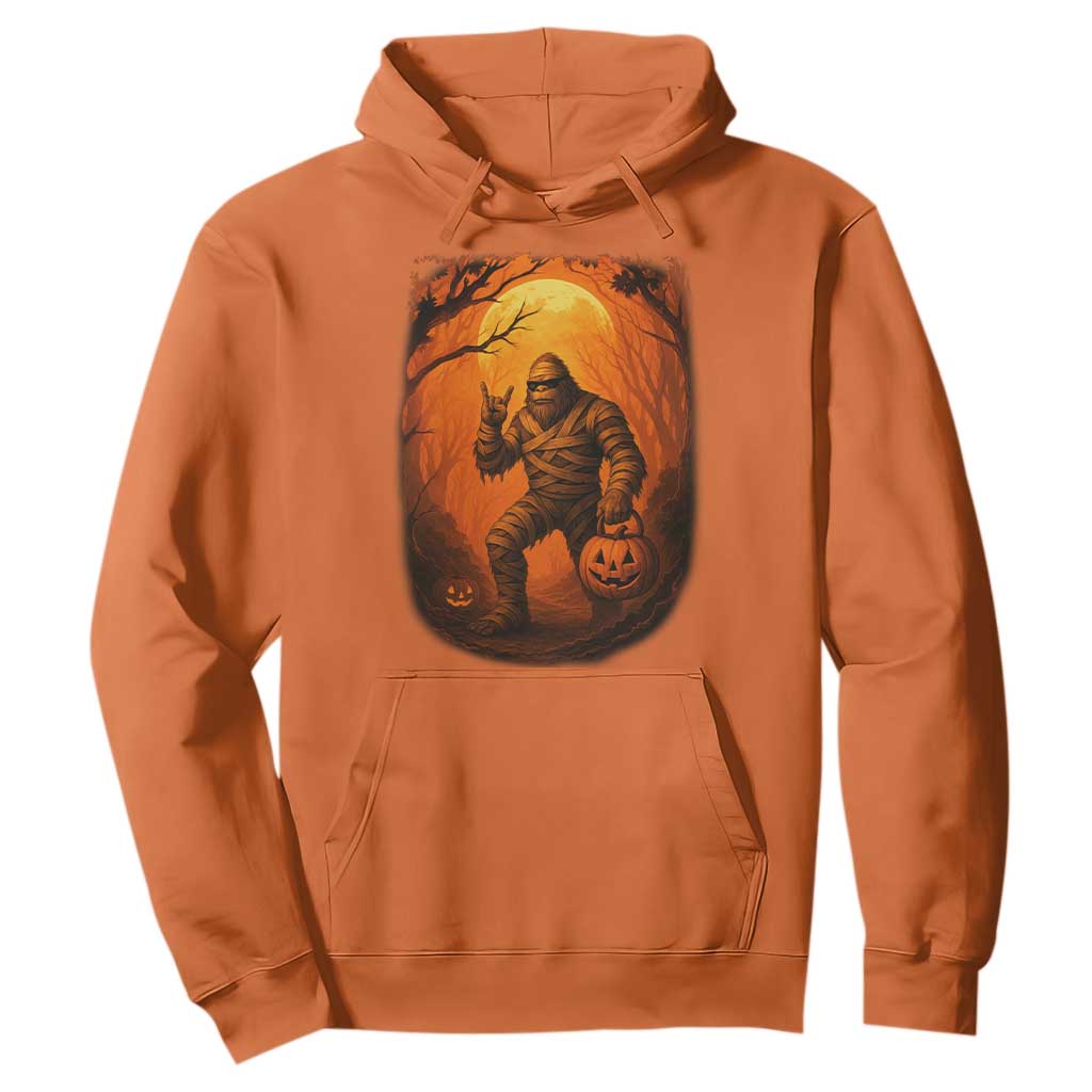 Funny Halloween Bigfoot Scary Spooky Cryptid Sasquatch Hoodie TS11 Orange Print Your Wear